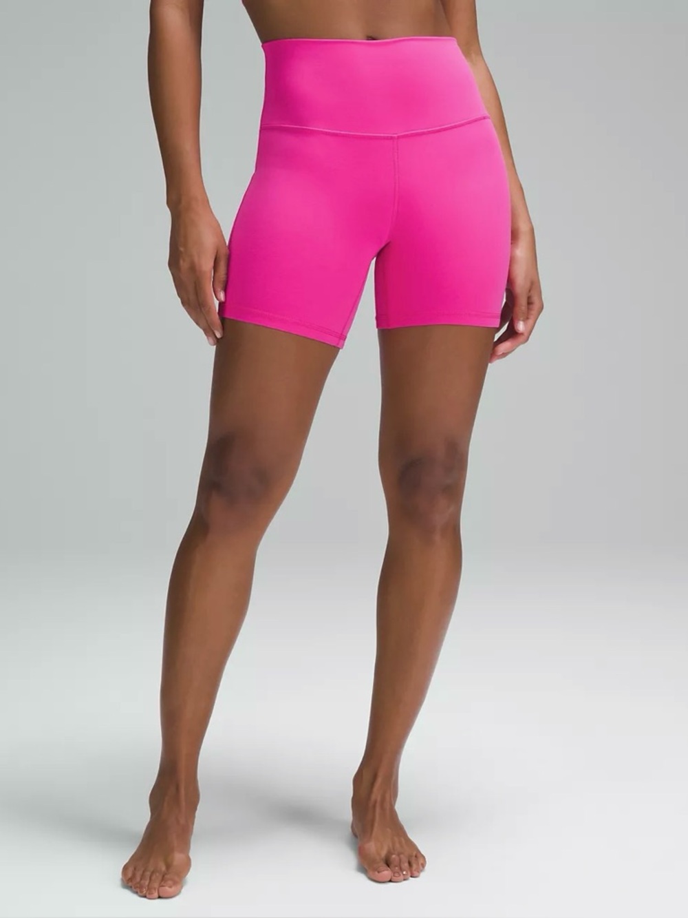 Lululemon Align High-Rise Short 6" — sonic pink